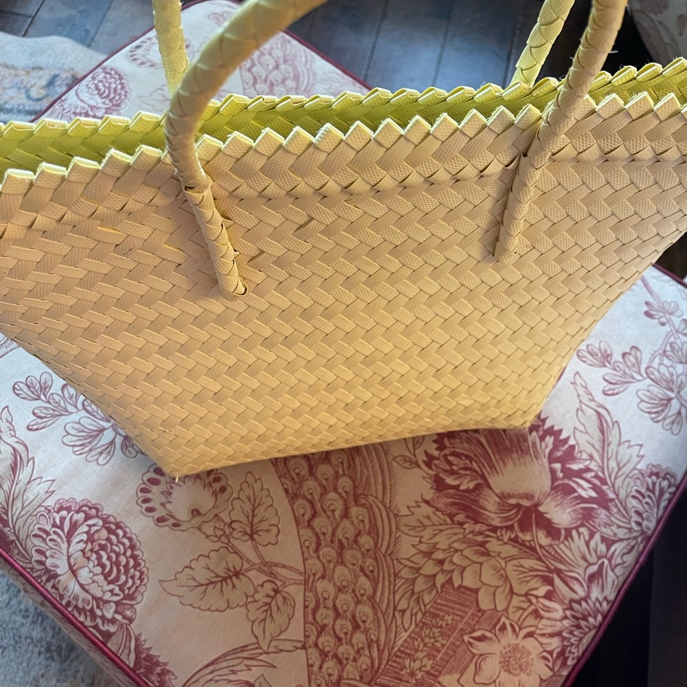 ☀️Yellow Woven Tote/Beach Bag